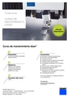 Flyer Curso Mantenimiento Laser2D