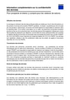 Information complémentaire sur la confidentialité des données - Pour prospects et clients (y compris pour les visiteurs de salons)