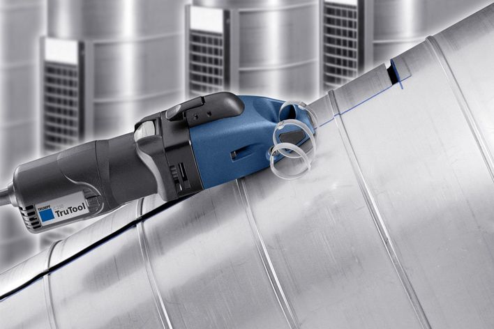 Slitting-shear-spiral-duct