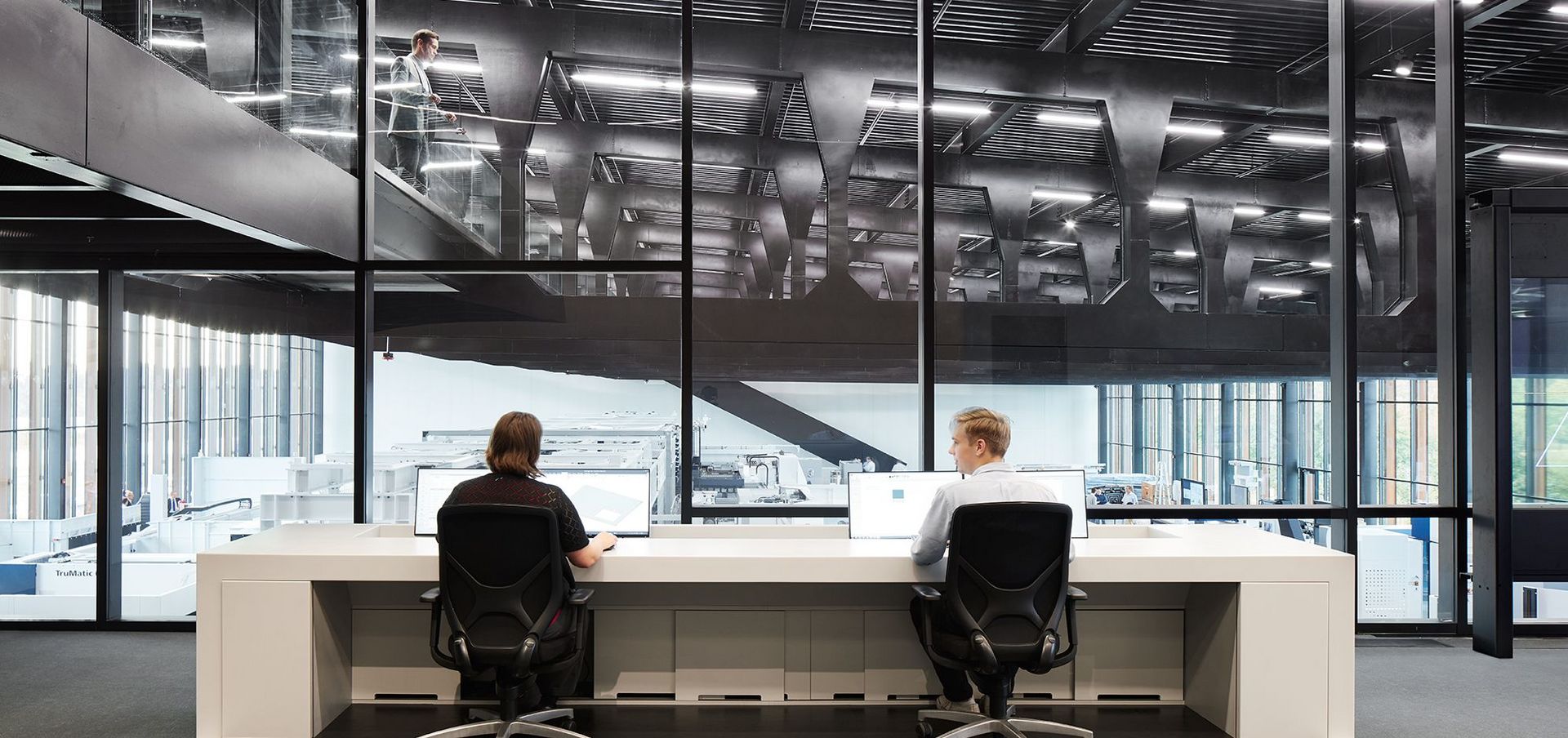 Control center at the Smart Factory in Chicago