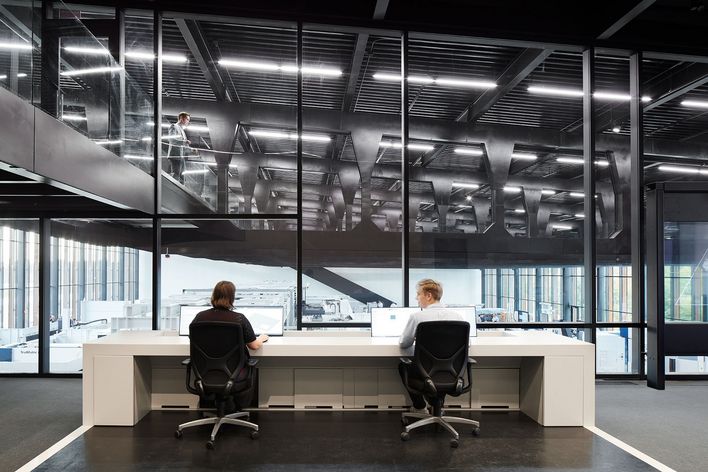 Sala de control de la Smart Factory de Chicago