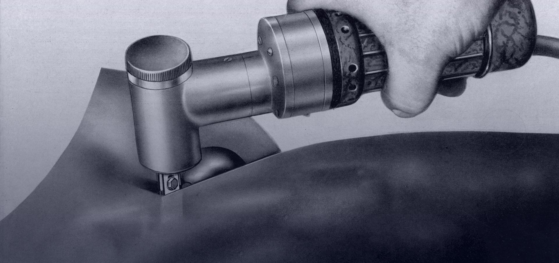 historical advertising leaflet of the hand guided machines from TRUMPF