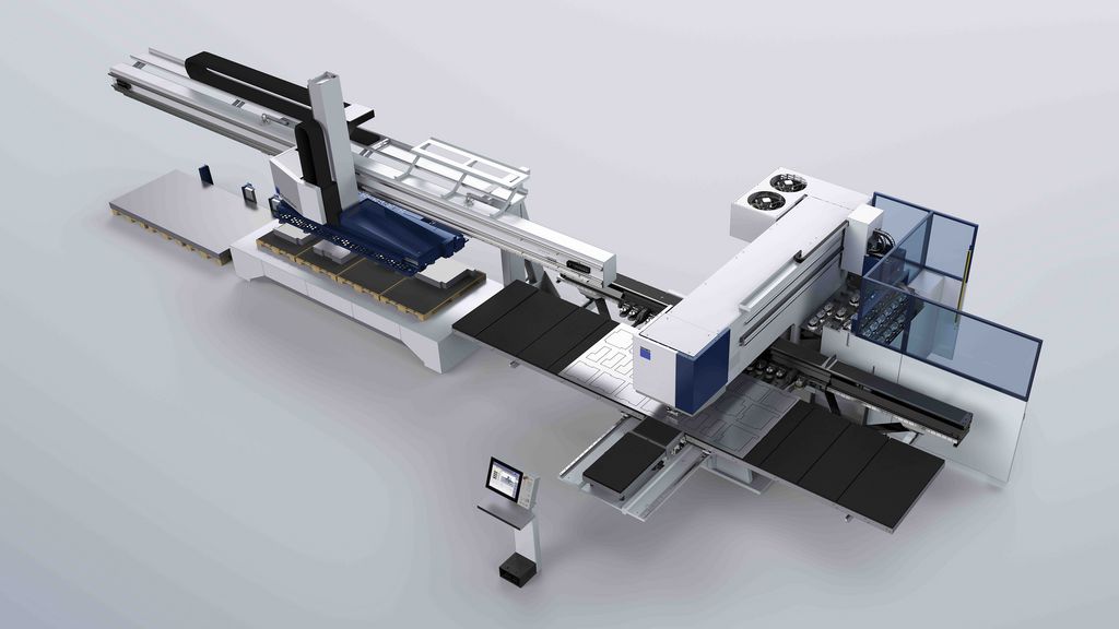 TruPunch machine with automation