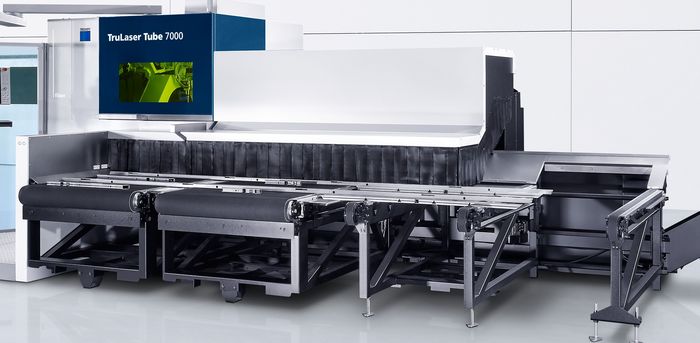 TruLaser Tube 7000 fiber, bandbord