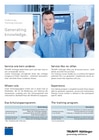 Training courses flyer