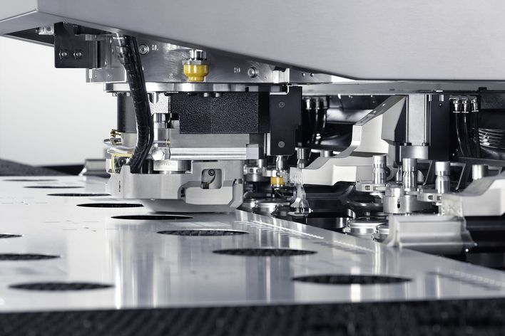 Punching process