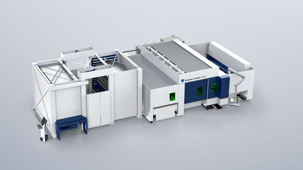 TruLaser Center 7030, connexion à un magasin