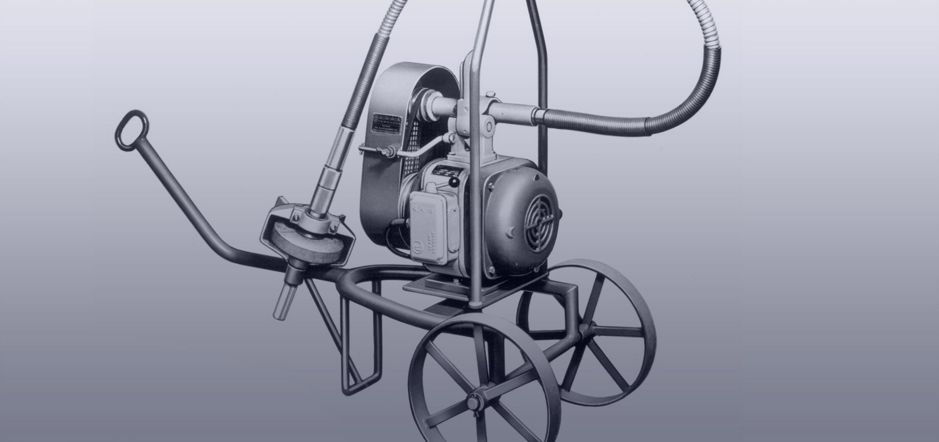 historical picture of flexible shafts of TRUMPF