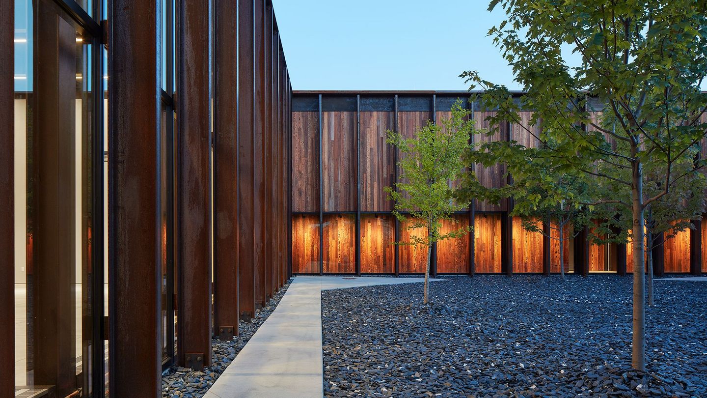 Outdoor area at the Smart Factory in Chicago
