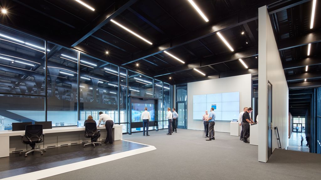 Control center at the Smart Factory in Chicago