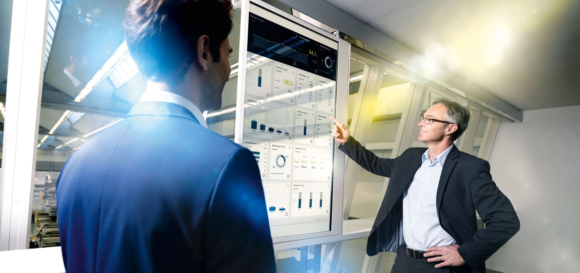 Keyvisual Service après-vente TRUMPF Surveillance + analyse