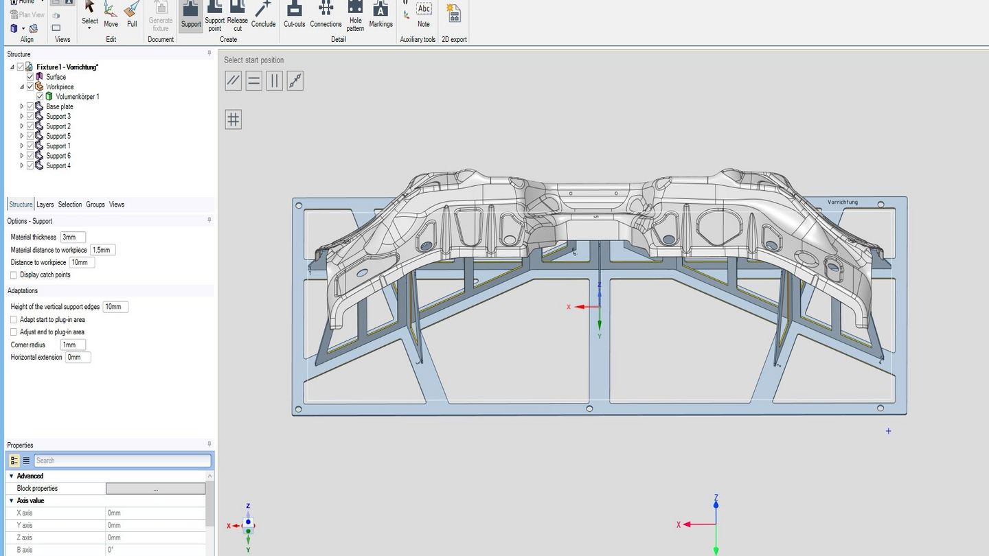 Diseño del software TruTops Cell V1 Cut de TRUMPF