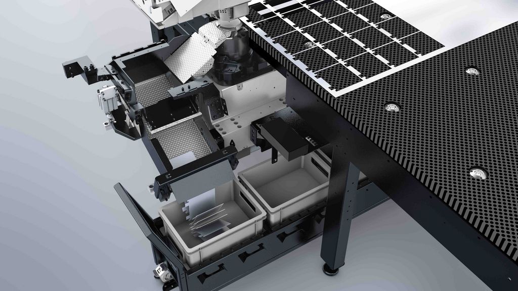Automation in a TruPunch machine
