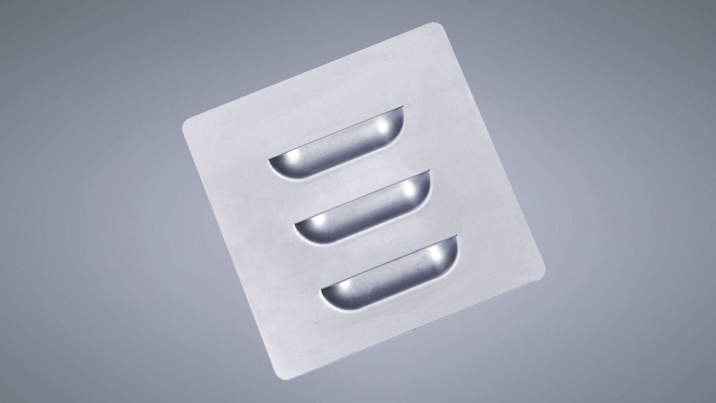 Special tool, louver tool for closed tool contours