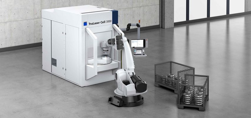 TruLaser Cell 3000 със система за автоматизация