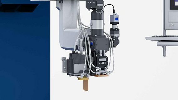 ファイバーレーザTruFiber 6000 Sを搭載したTruLaser Cell 1100