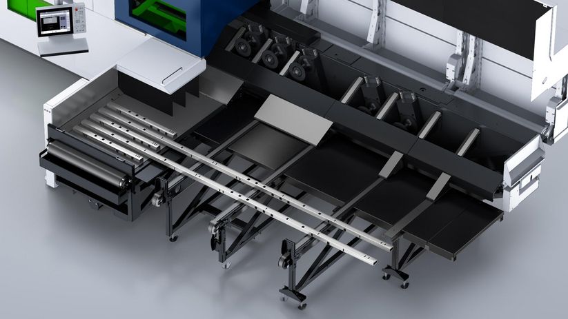 TruLaser Tube 5000 fiber、ベルト台