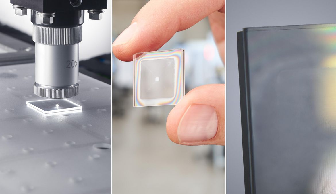 TruMicro écran d'application raccordement verre métal
