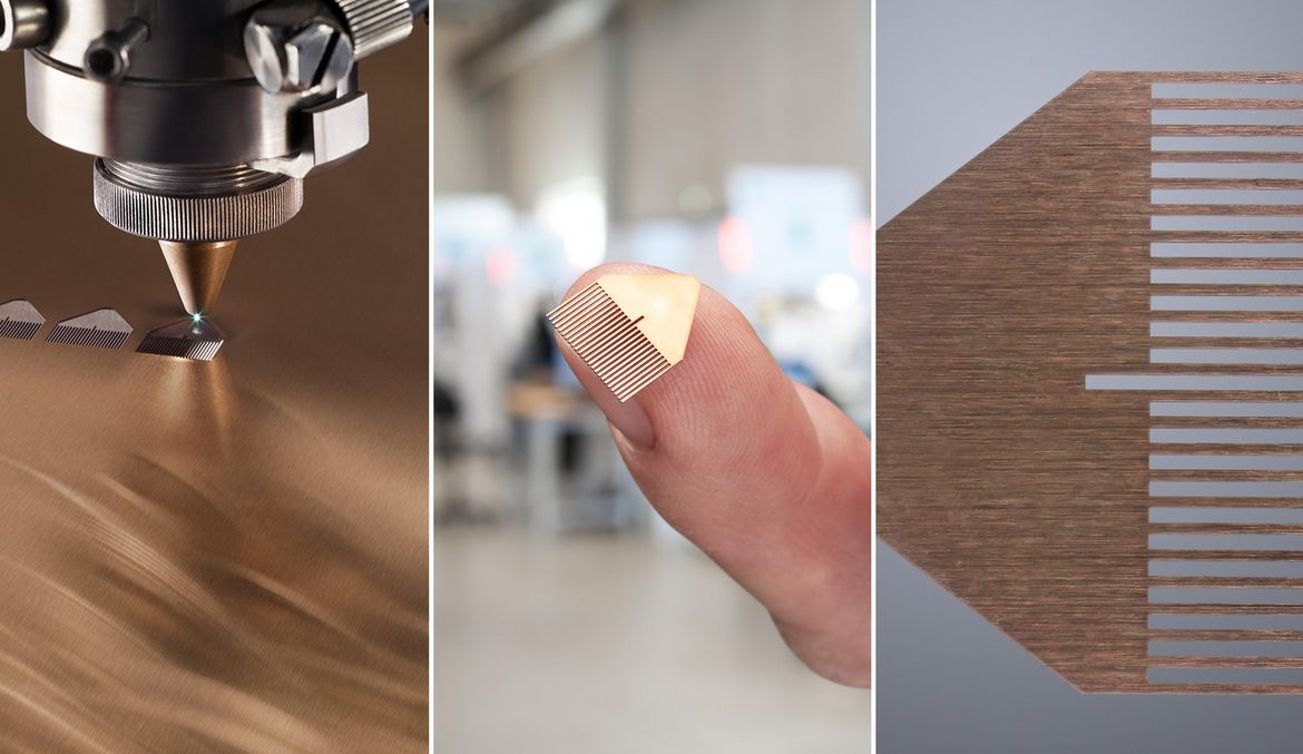TruMicro application image, copper comb