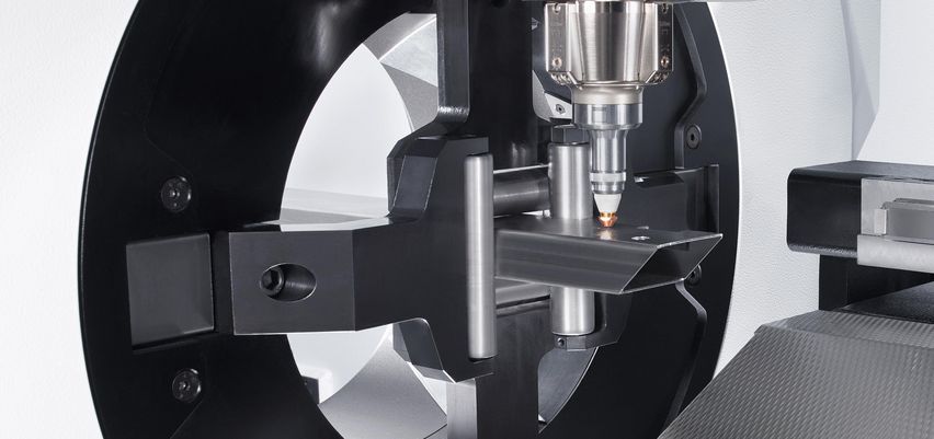 TruLaser Tube 5000 fiber、コレットチャック