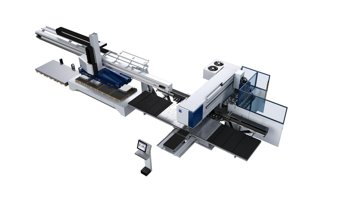 TruPunch 5000 con SheetMaster y ToolMaster Linear
