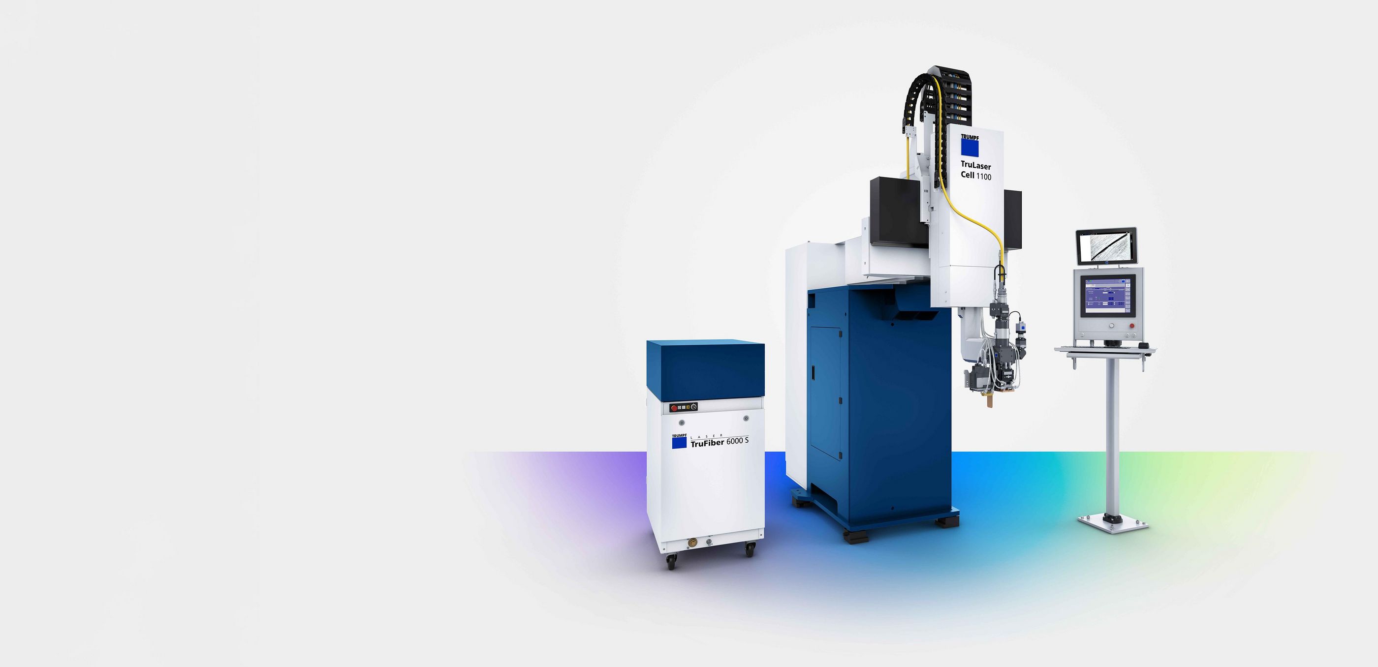 固体レーザTruFiber 6000 Sを装備したTruLaser Cell 1100