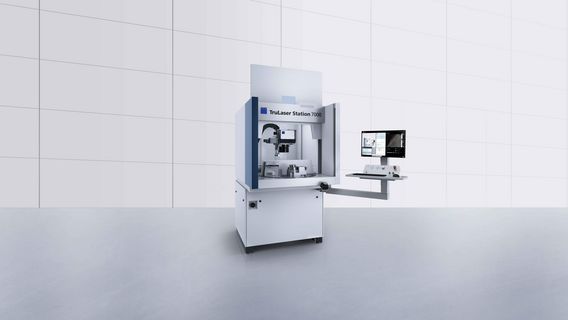 TruLaser Station 7000 опция за въртяща се индексираща маса