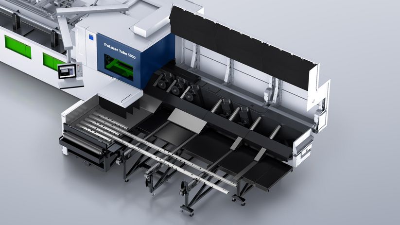 センサーシステムを装備したTruLaser Tube 5000 fiber