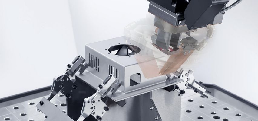TruLaser Weld 5000, въртящ се модул за насочване на защитния газ