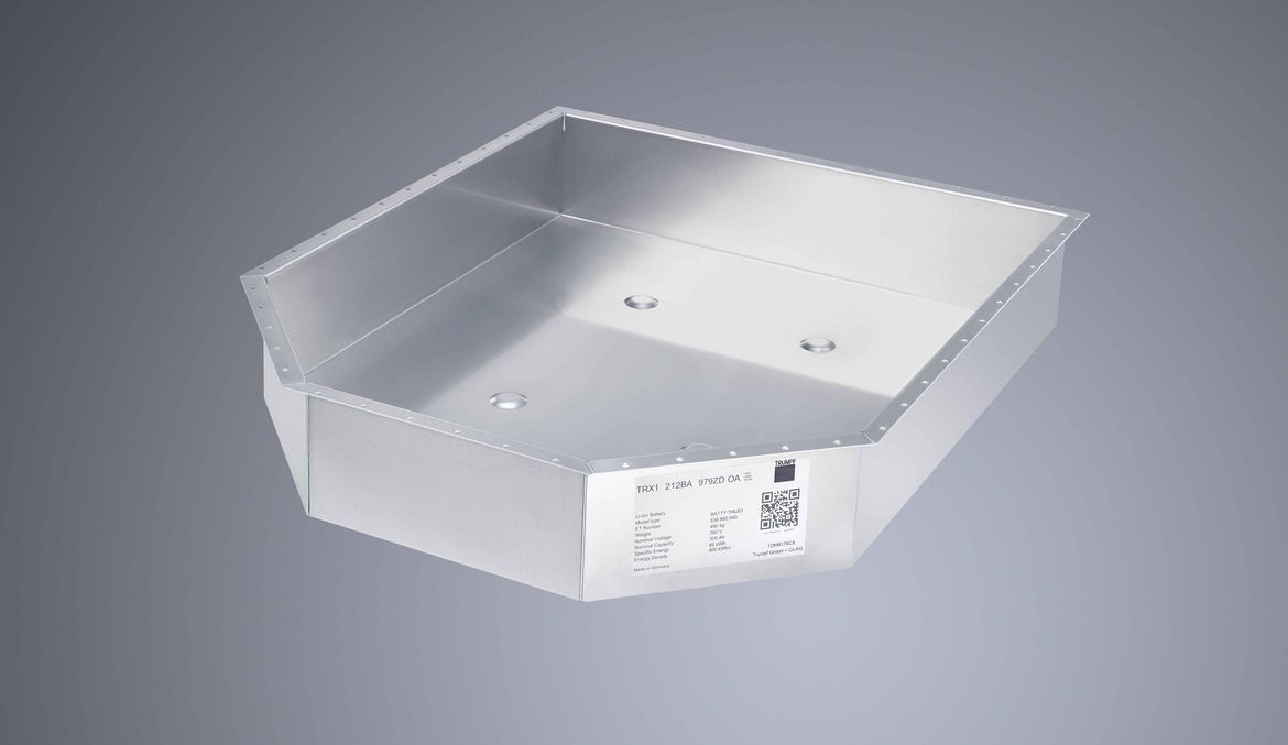 Exemple de pièce de cuve de batterie