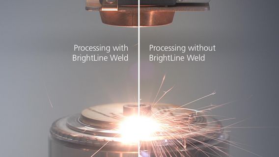 TruLaser Cell comparison BrightLine Weld application