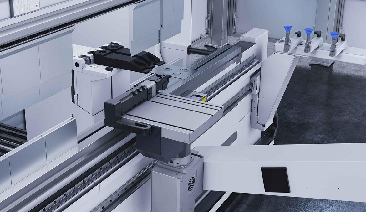TruBend Cell 5000, Zangengreifer