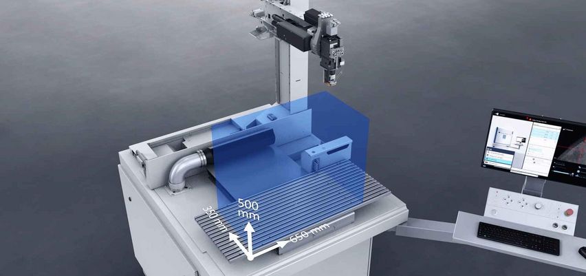 TruLaser Station 7000 работна област