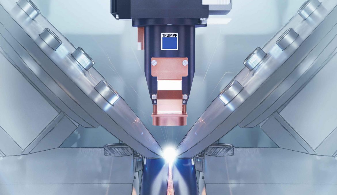 TruLaser Cell 1100でのプロファイルのレーザ溶接プロセス