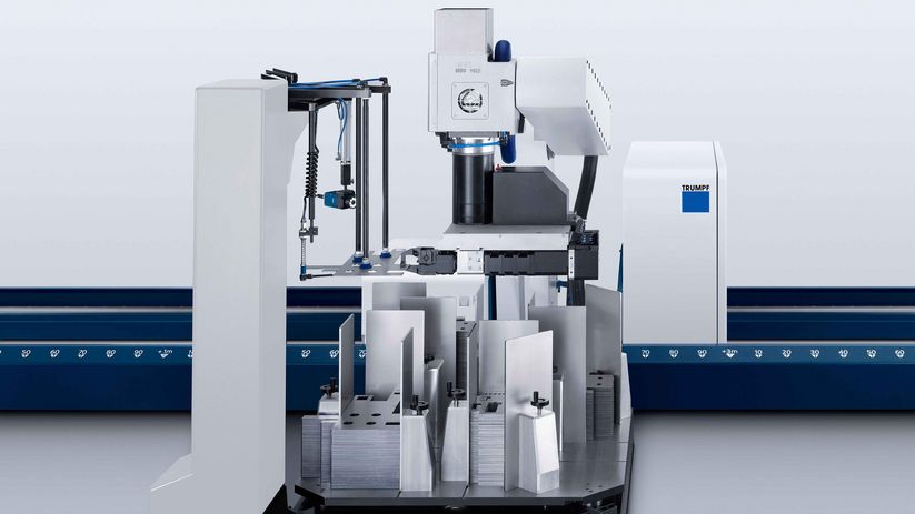 TruBend Cell 5000, Blechentnahmestation