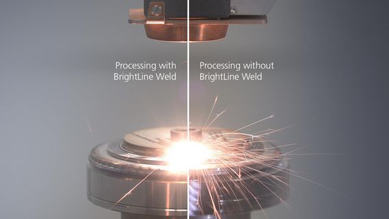 Сравнение на приложение на TruLaser Cell с BrightLine Weld