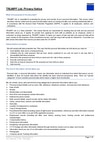 TRUMPF Ltd. Privacy Notice